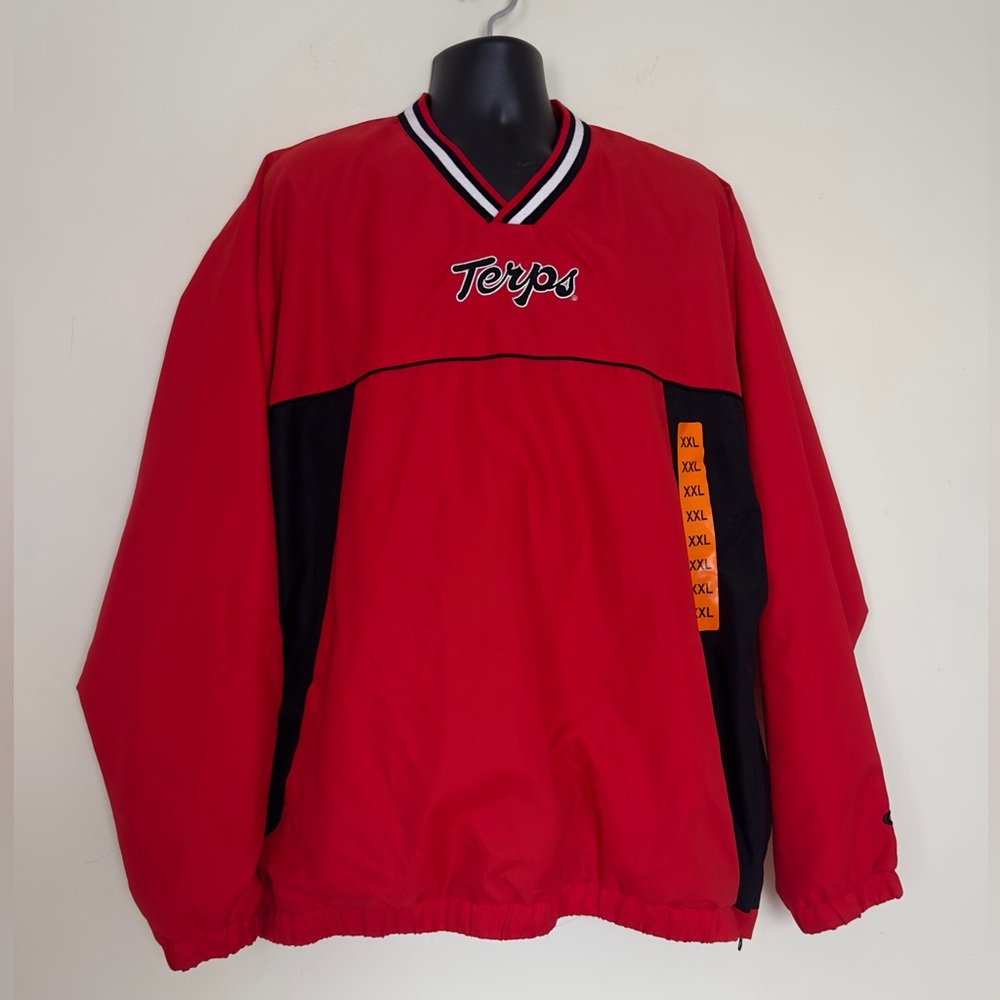 Vintage Maryland Terrapins Sports Pullover Windbreaker Xxl Rare